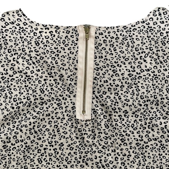 Pink Rose Blush Cheetah Short Sleeve Blouse - Picture 5 of 6